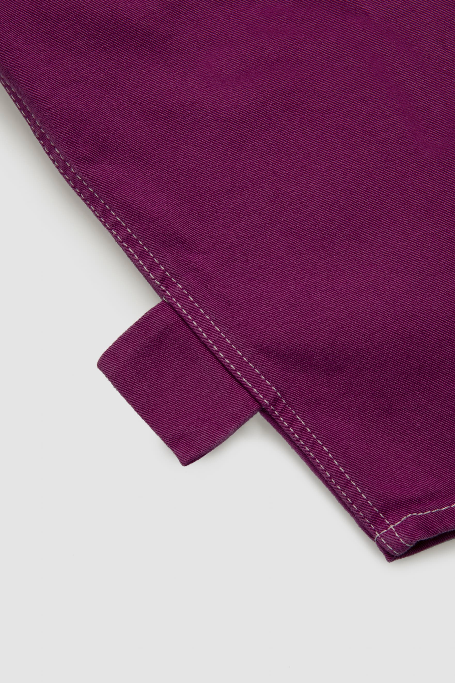 Purple Cotton Gabardine Shirt