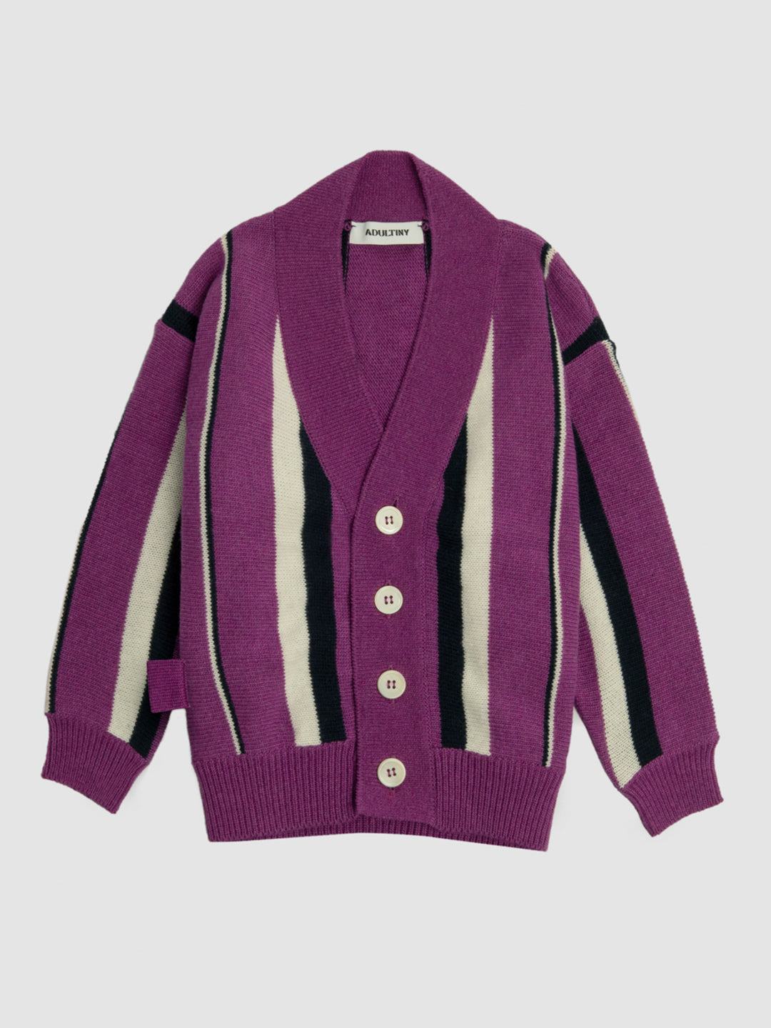 Purple Knitwear Cardigan